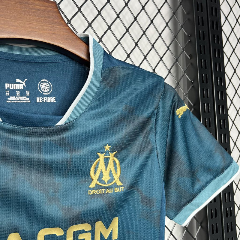 OLYMPIQUE DE MARSEILLE  II 24/25 CONJUNTO INFANTIL